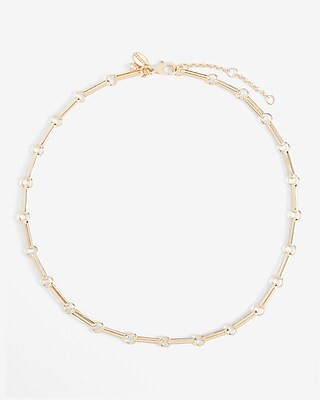 Rectangle Linked Chain Necklace | Express