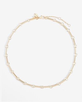 Rectangle Linked Chain Necklace | Express