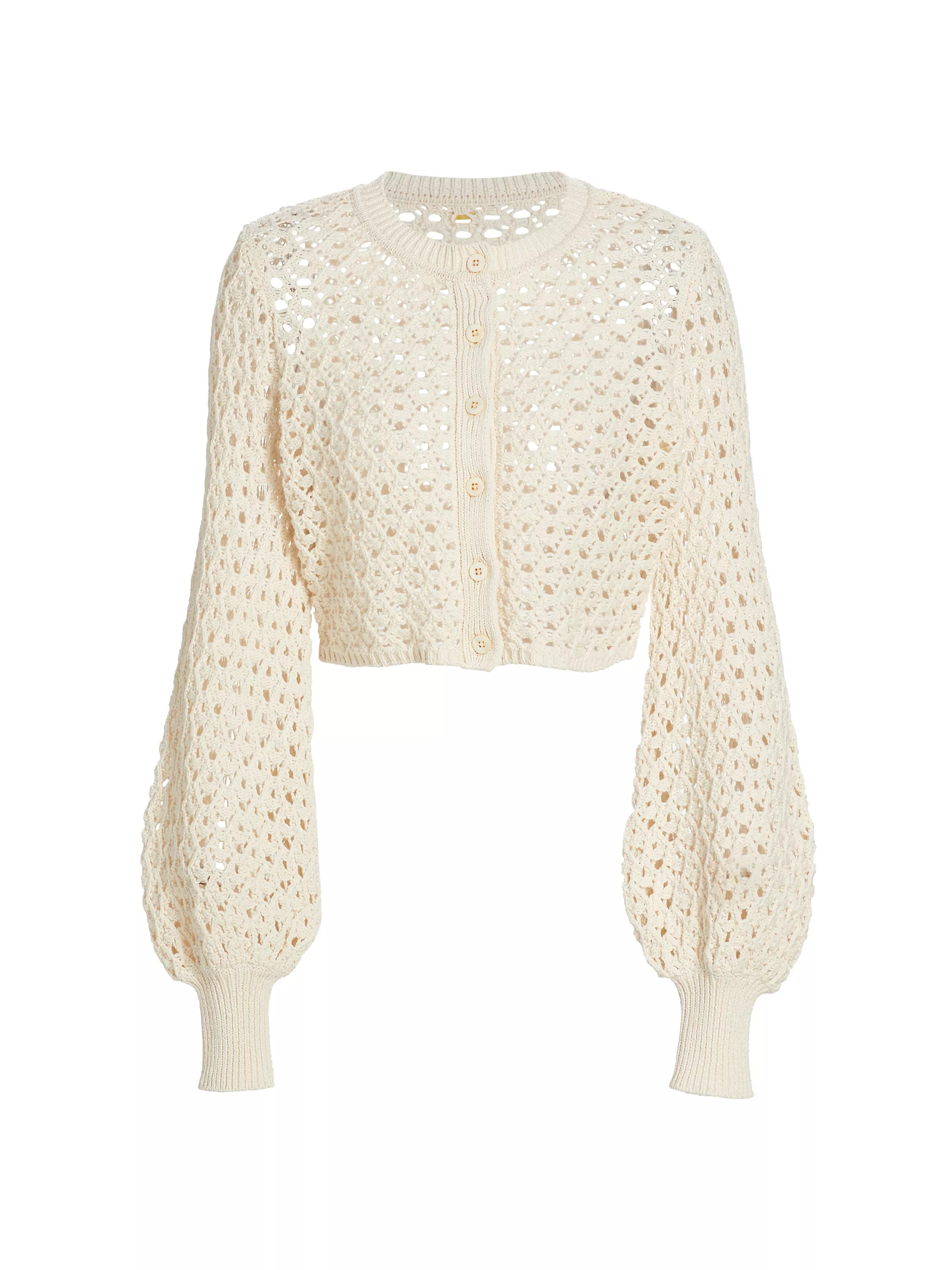 Tori Blouson Sleeve Cardigan | Saks Fifth Avenue
