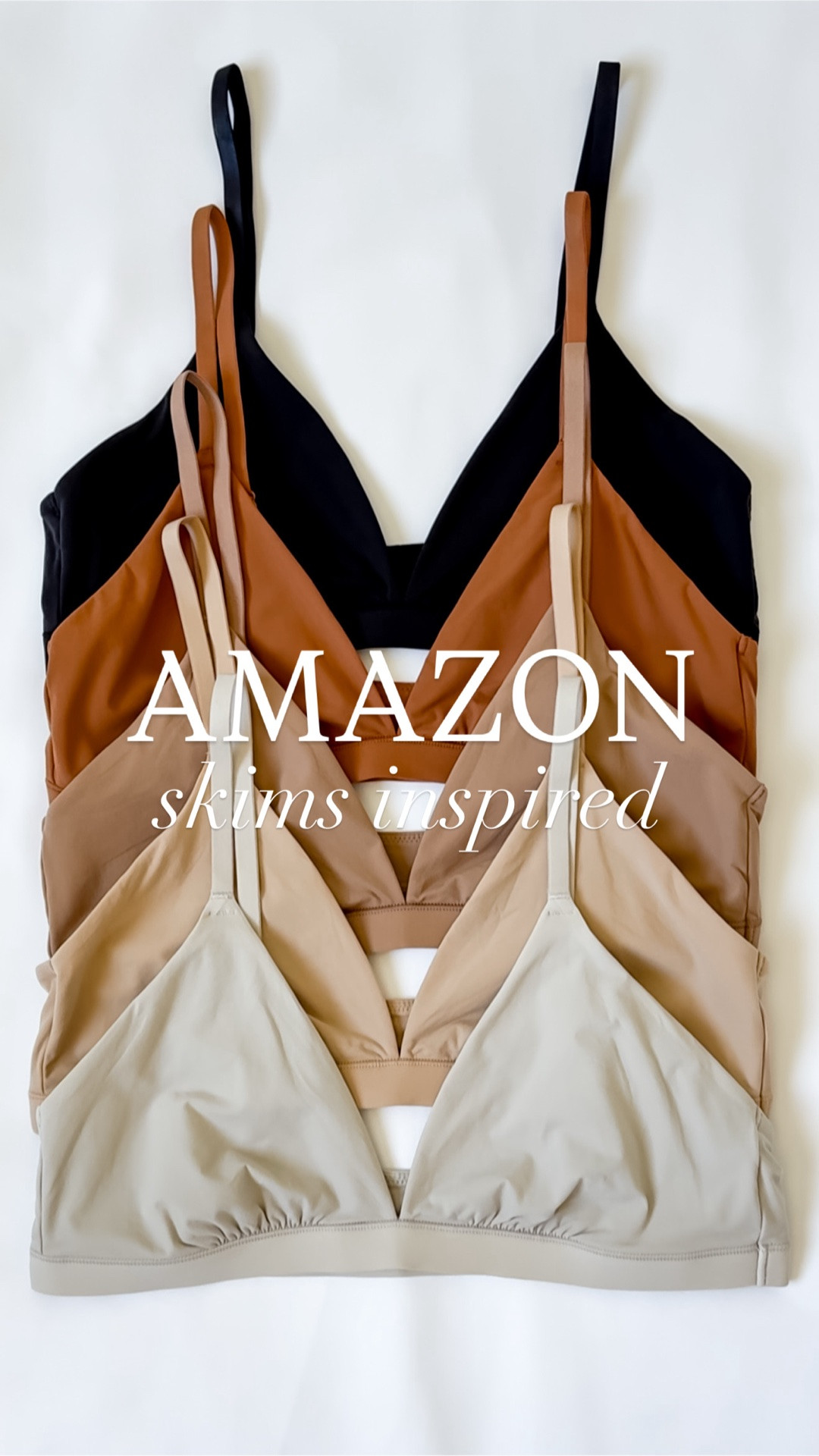 You’re going to be obsessed with these SKIMS inspired triangle bralettes from Amazon! Buttery soft and the perfect coverage! 😍🤎


#thesistershoppers #skimsinspired #amazonfashion #bralette #amazonbralette @amazon

#LTKHome #LTKdayinmylife #LTKBeauty