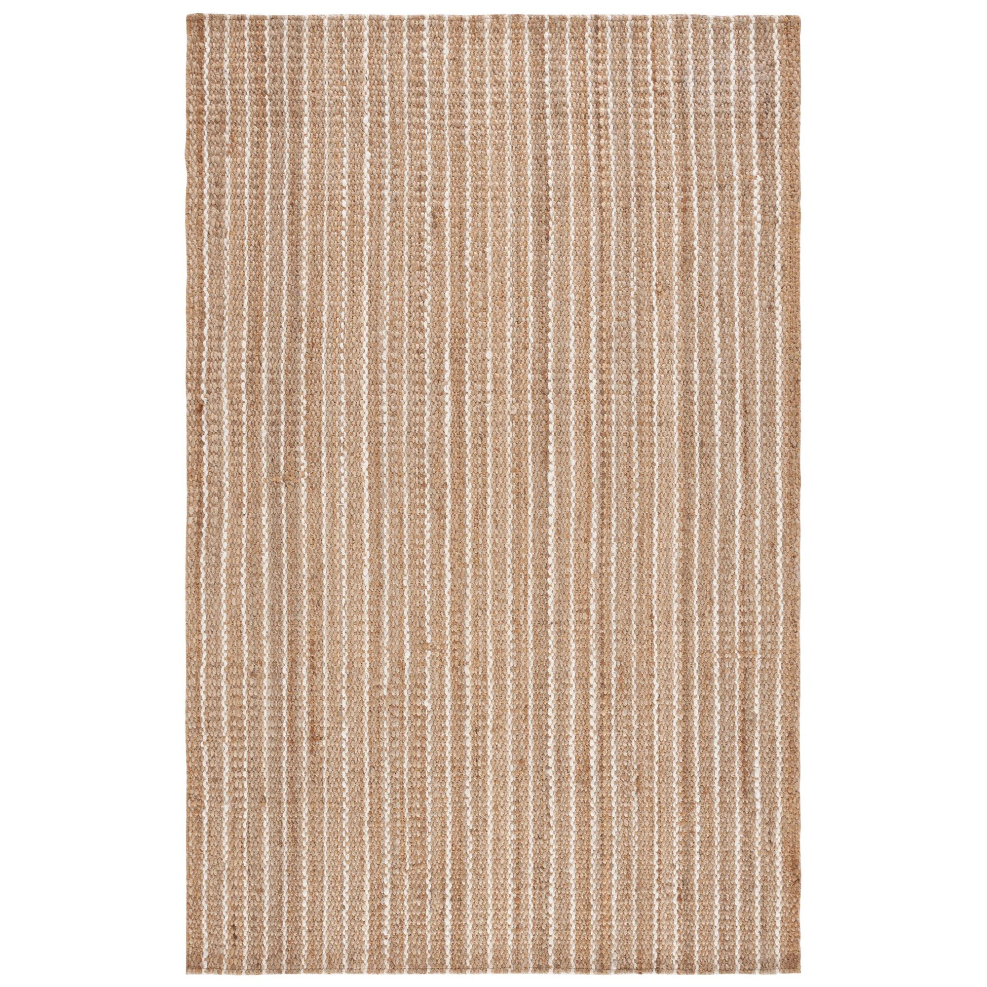 Yael Natural Fiber Jute & Coir Striped Rug | Wayfair North America