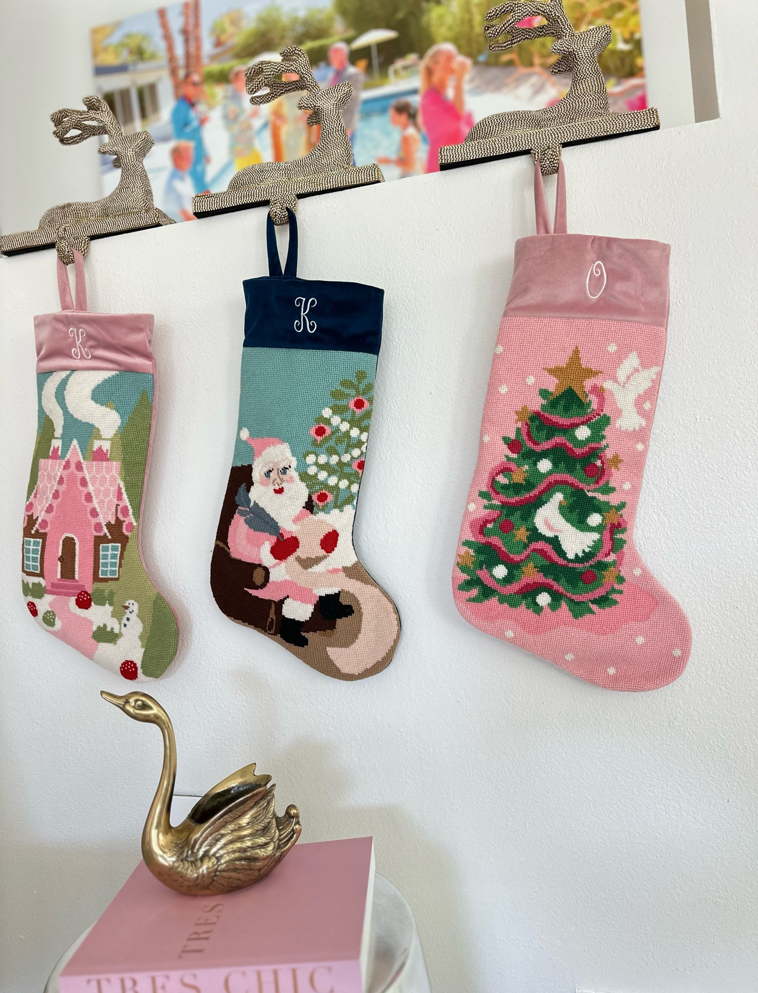 The full size Bauble Stockings were hung by the chimney with care 💕 Added these Sainty Nelsen Christmas stockings for Pink Christmas ! 

merry pinkmas
Pink santa


#LTKHoliday #LTKGiftGuide #LTKSeasonal