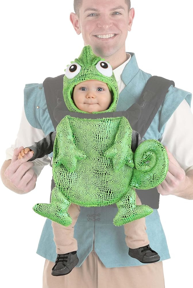 Disney Tangled Pascal Baby Carrier Cover Costume, Infant Halloween Costume Character | Amazon (US)