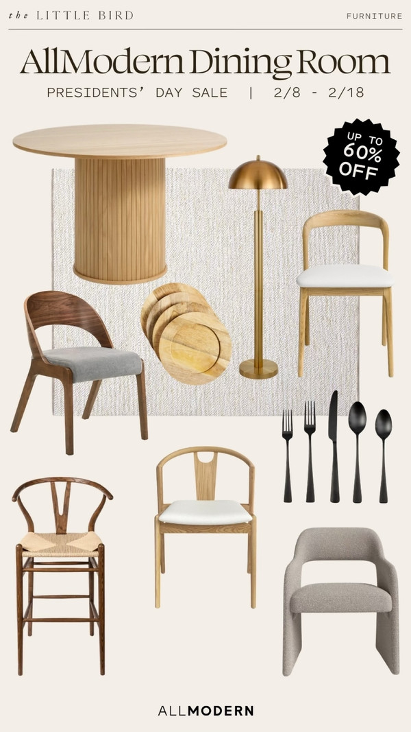 If you love modern dining spaces with a little warmth, I found some gorgeous tables…