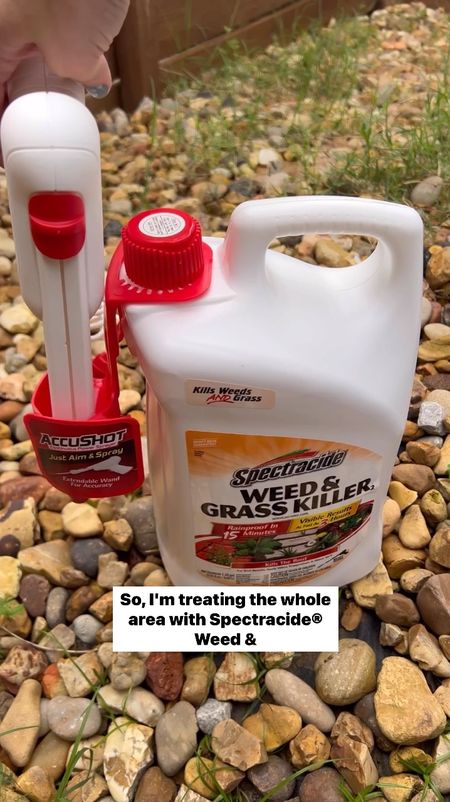 Get rid of weeds with spectracide weed and grass killer available at the Home Depot! This stuff has been amazing at getting rid of and controlling our crabgrass and other weeds! Also linking our pond pebbles! Now this area looks so much better!

#LTKVideo #LTKHome #LTKSeasonal