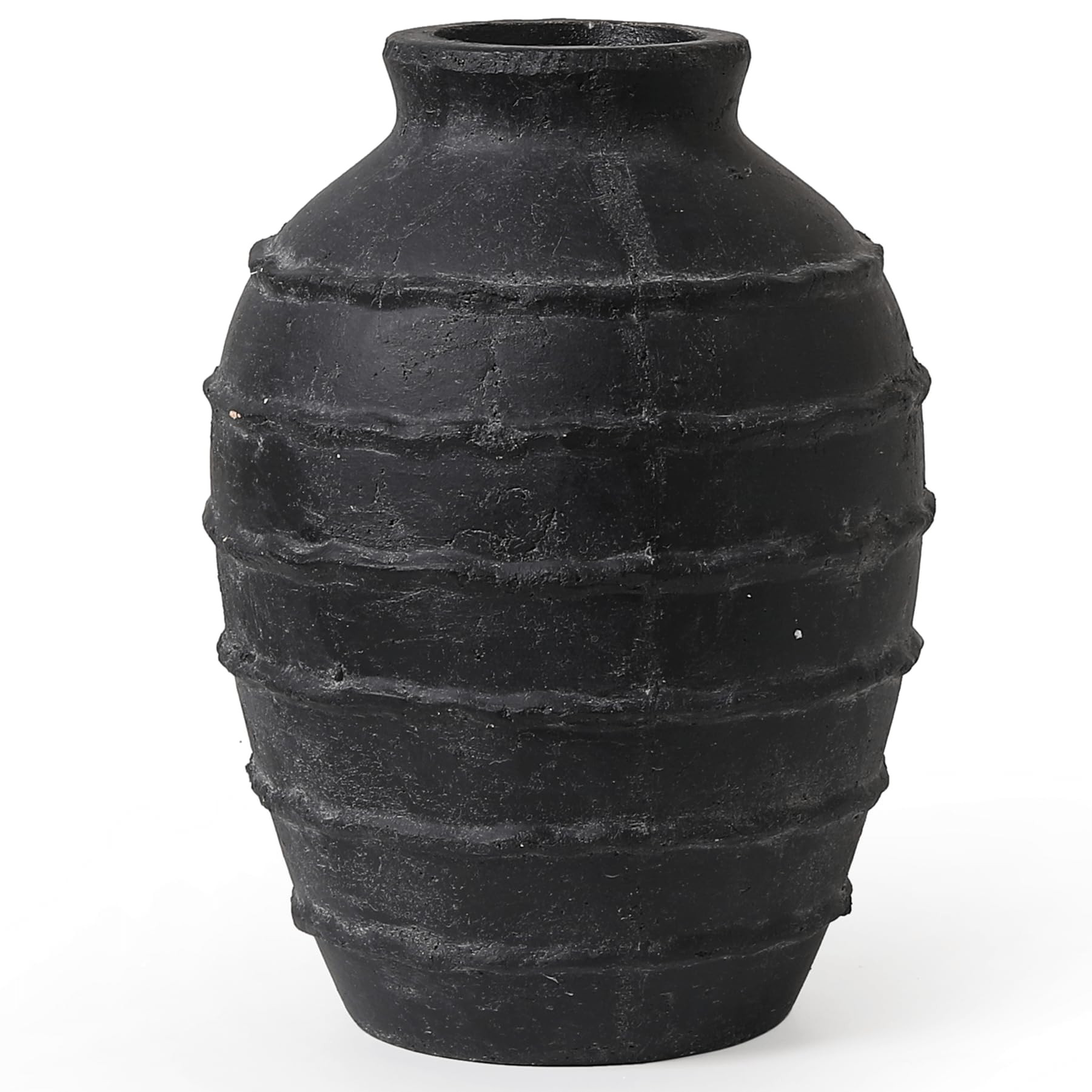 Kokrose Black Terracotta Vase, Black Vases Home Decor for Centerpieces, Large Vintage Rustic Flow... | Amazon (US)