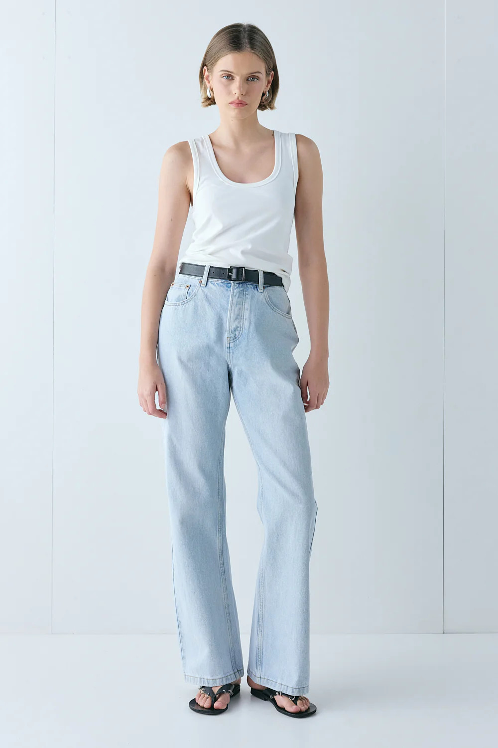 Franca Denim Jeans Washed Blue | VRG Grl