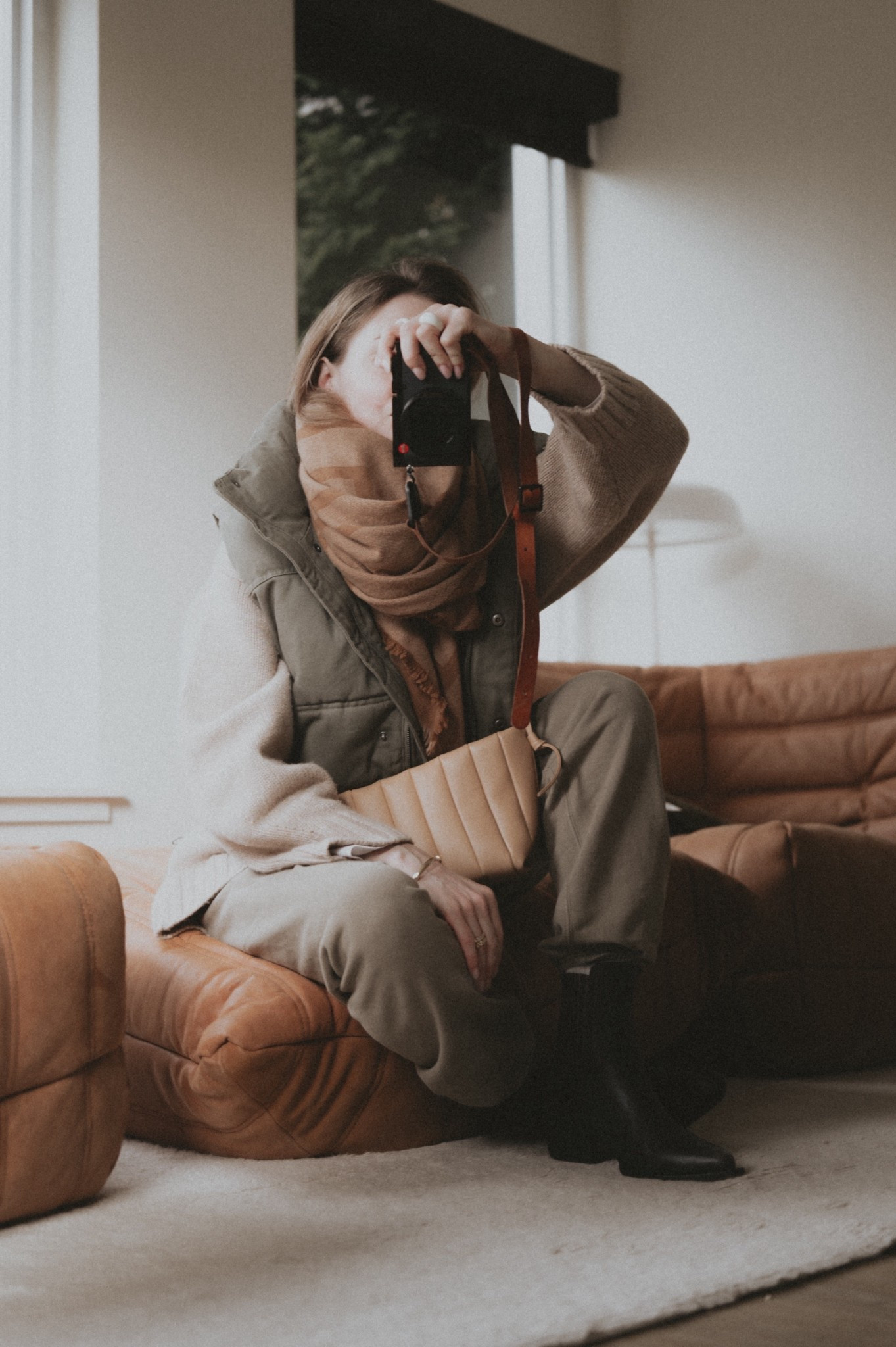 OOTD: sweatpants + ankle boots + thick knit cashmere sweater + cropped vest + mini bag + oversized blanked scarf. 


#LTKSpringSale #LTKSeasonal #LTKootd