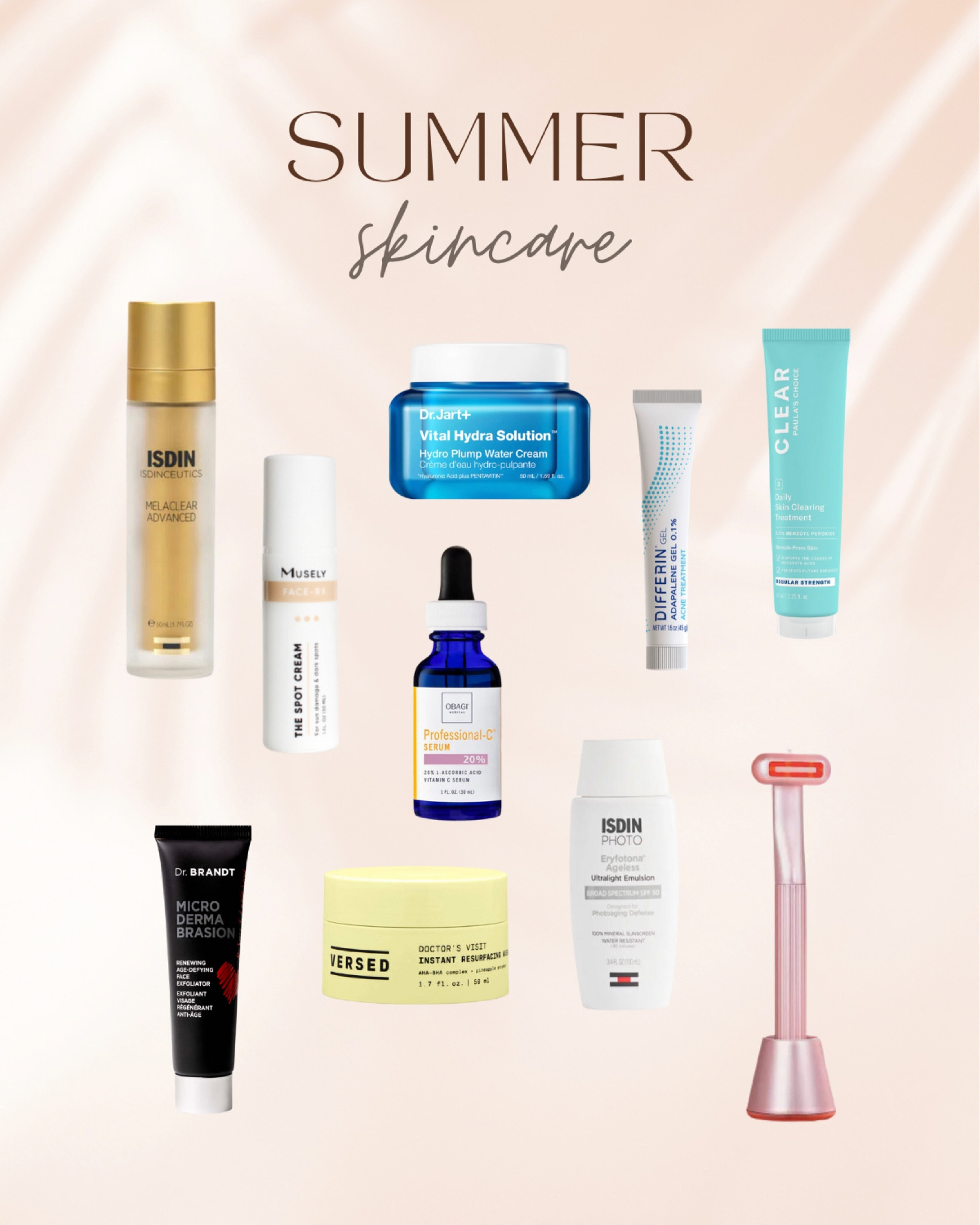 All of my favorites 💁🏻‍♀️ these help keep my acne and melasma under control during the hottest time of the year! 

#LTKTravel #LTKSummerSales #LTKBeauty