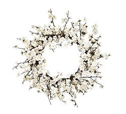 Faux Plum Blossom Wreath | Pottery Barn (US)