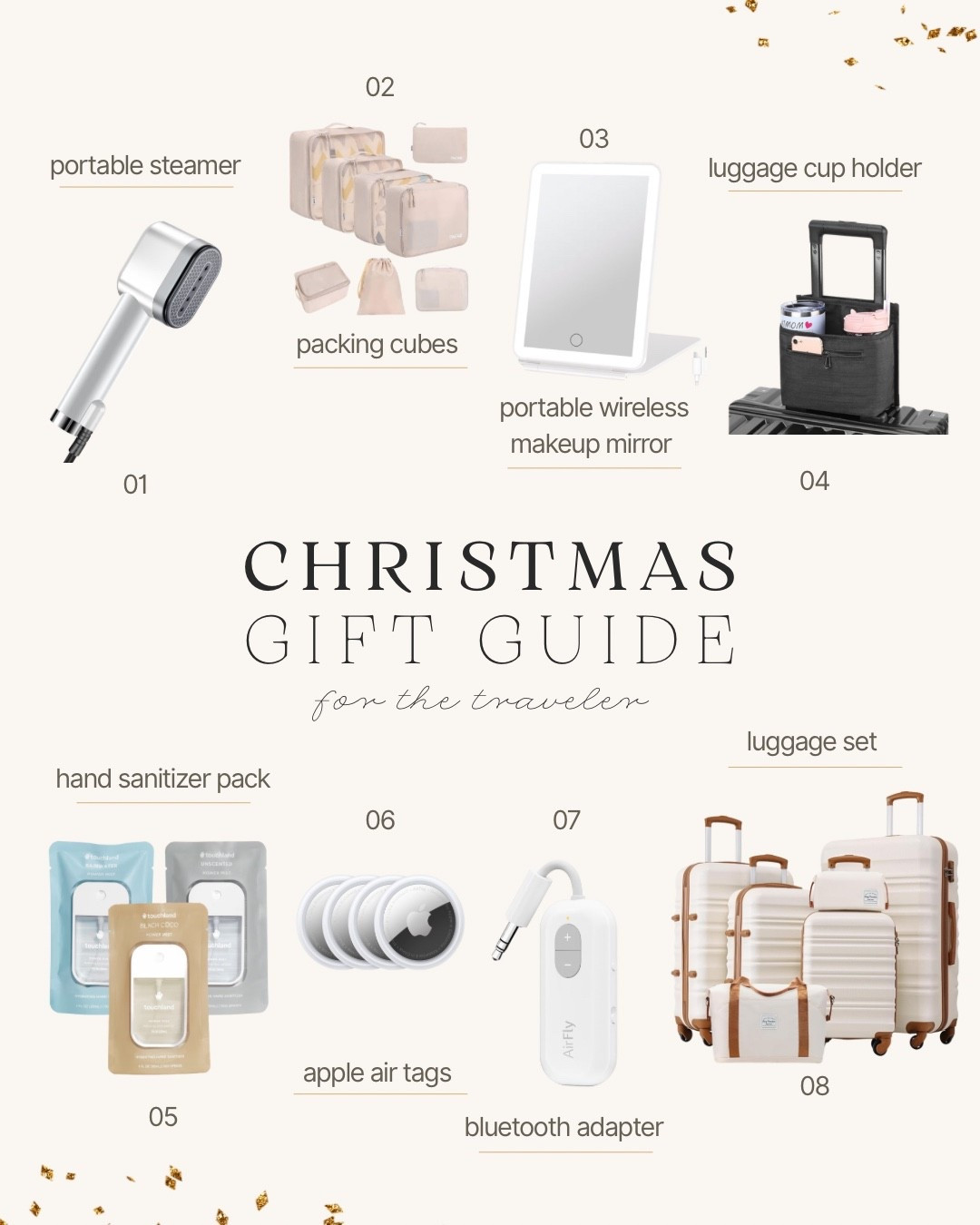 Christmas gift guide for the girls always traveling! These are my absolute must haves + so much more! #LTKTravel #LTKMustHaves  

 #LTKGiftGuide #LTKHoliday