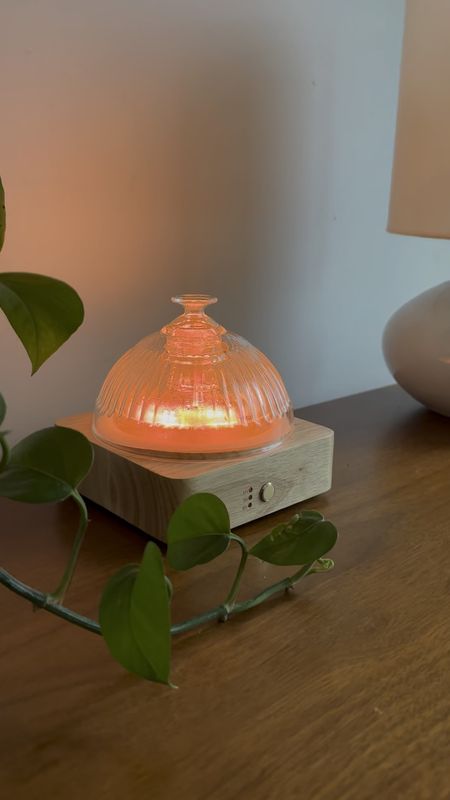 Glass essential oil diffuser. Simple wellness decor for your home. 
Love the glass dome and that it’s plastic free. Includes timer, 7 colors, auto-off. 

#LTKhome #LTKGiftGuide #LTKfindsunder50
