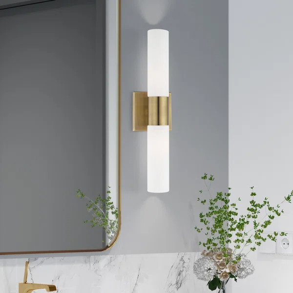 Kneeland 2 - Light Dimmable Bath Bar | Wayfair North America