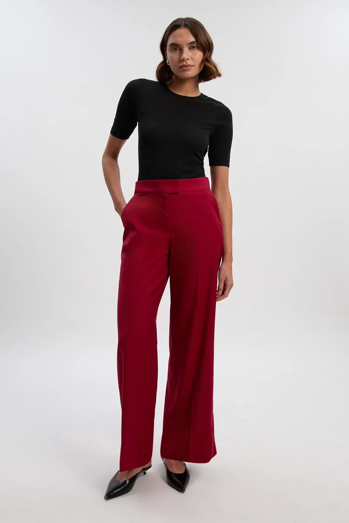 Polished Tailored Trouser Co Ord | Karen Millen | Karen Millen UK + IE + DE + NL