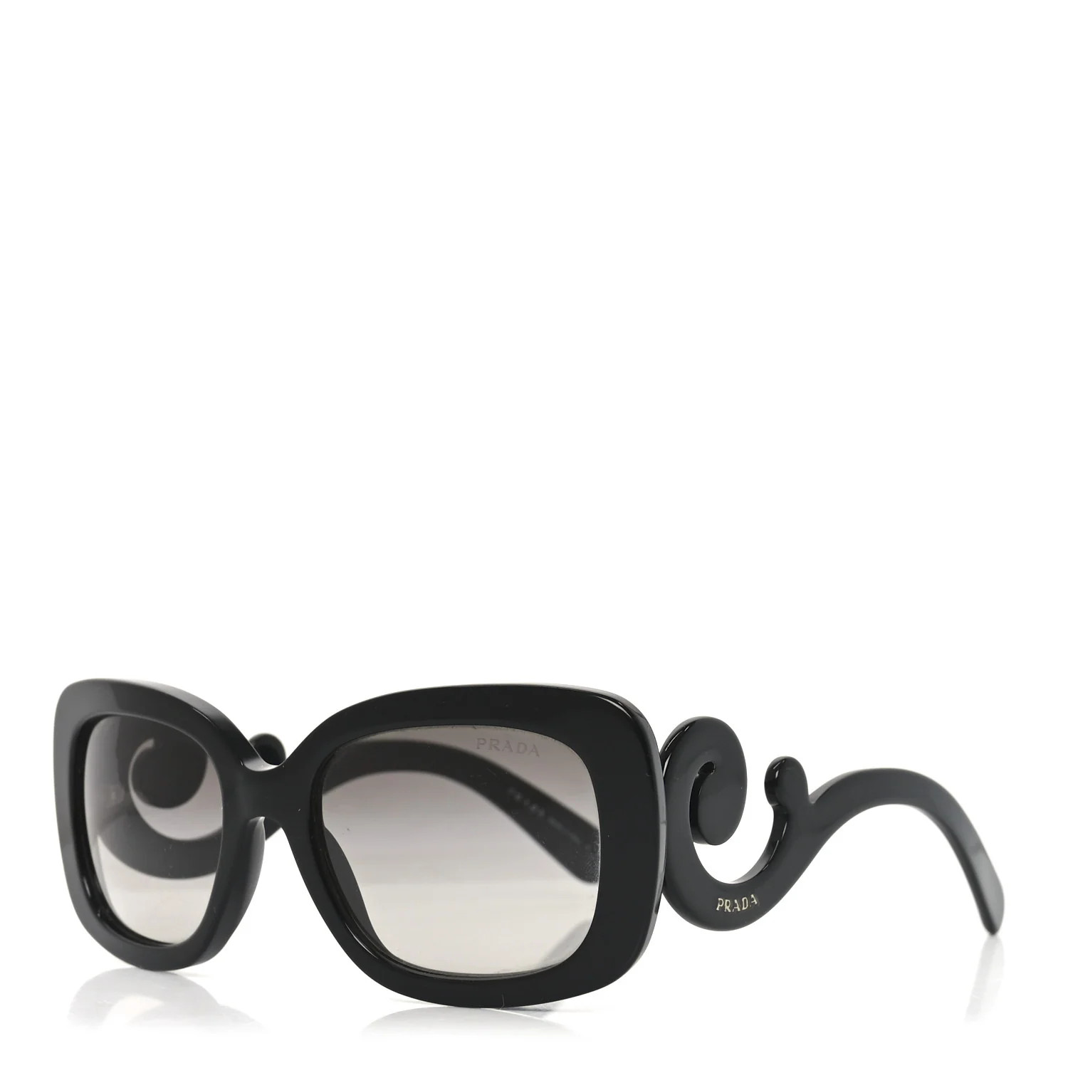 Acetate Baroque Sunglasses SPR 27O Black | FASHIONPHILE (US)