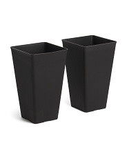 Set Of 2 20in Outdoor Chamechaude Porch Pots | TJ Maxx