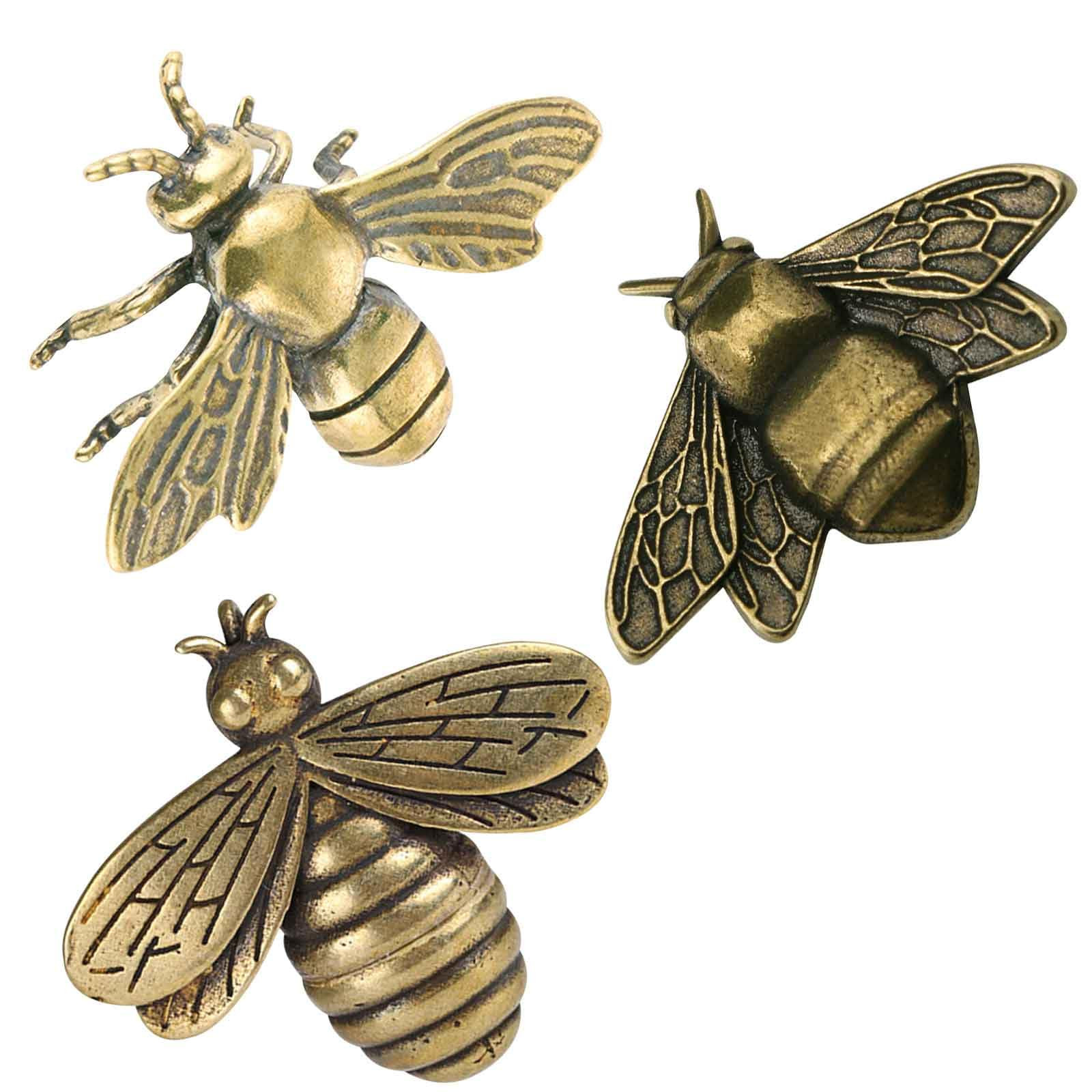 Small Brass Sculpture Solid Metal Statue Ornament Mini Animal Insects Figurine for Home Office Ga... | Amazon (US)