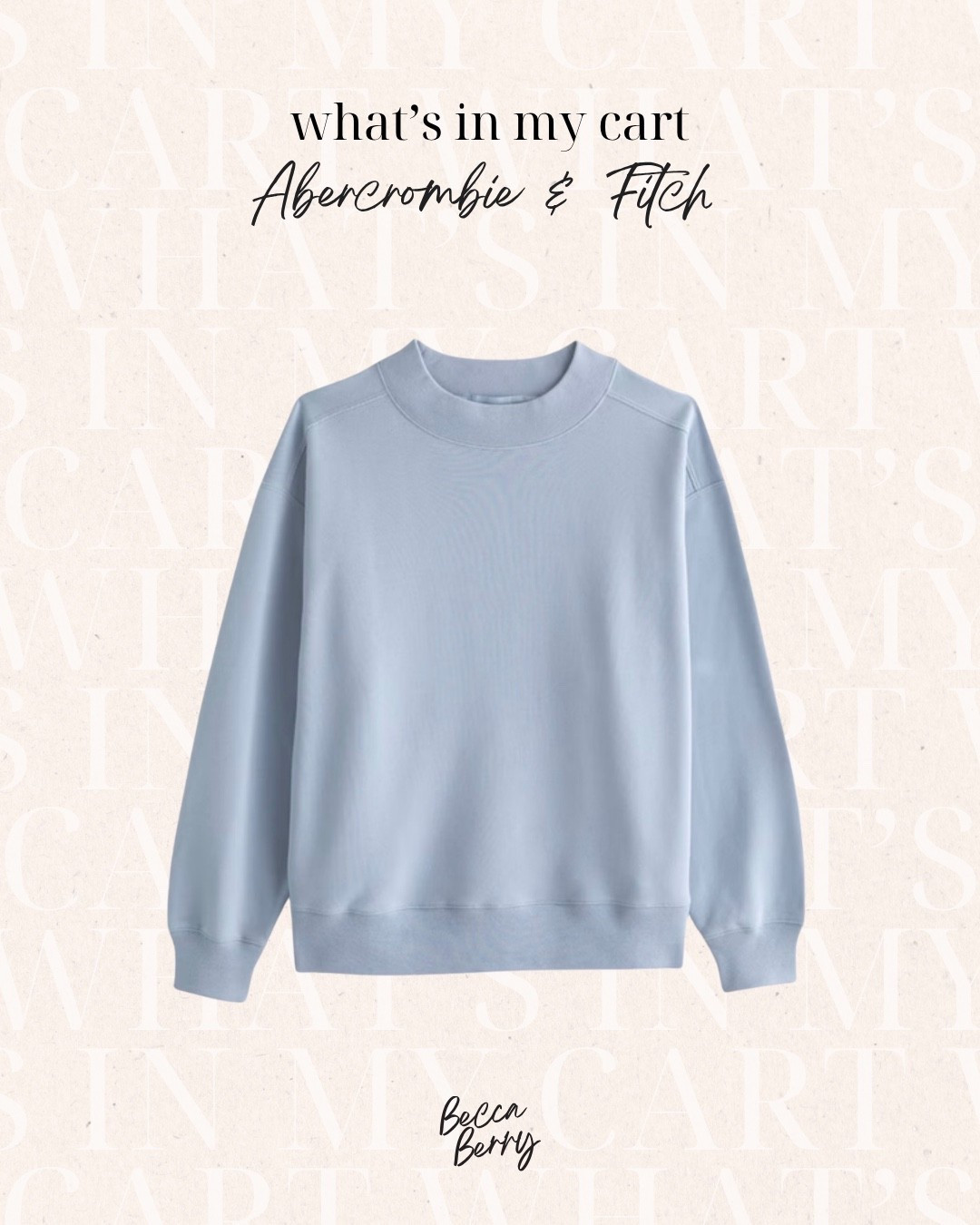 Currently in my cart 🤍

I’ve been eyeing the YPB On The Go Mockneck in Blue Gray and it feels like the perfect addition to my WFH and weekend wardrobe.

I love pieces that are comfortable enough for work-from-home days but still look put together enough for errands, coffee runs, or travel days.

The blue-gray color is such a versatile neutral and would pair perfectly with joggers, leggings, or wide-leg pants.

Is this a cart add or cart delete?

#LTKootd #LTKMidsize #LTKxAbercrombie