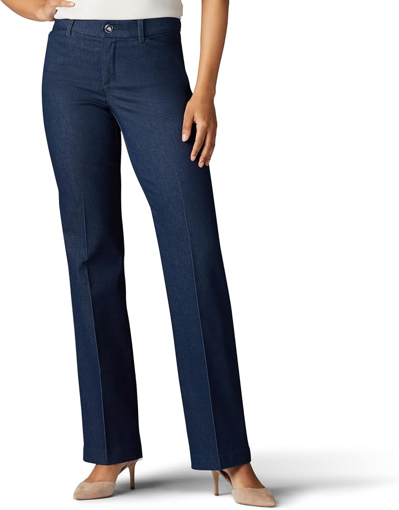 Lee Women's Ultra Lux Comfort with Flex Motion Trouser Pant | Amazon (US)