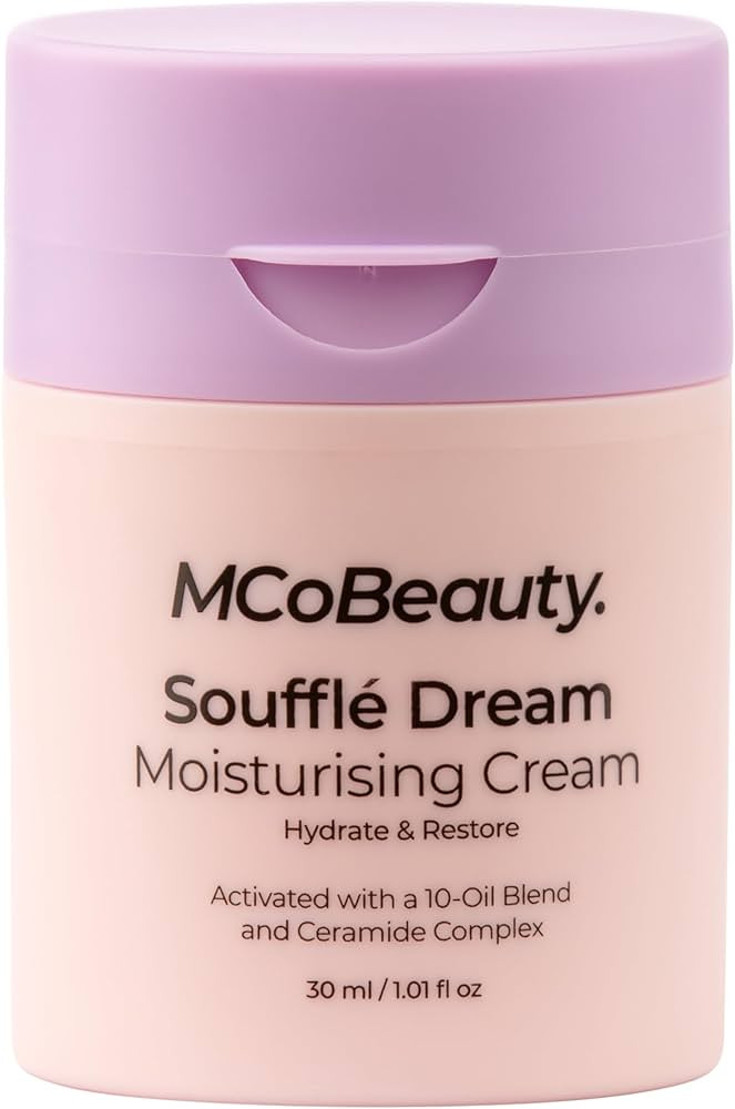 Amazon.com: MCoBeauty Souffle Dream Moisturizing Cream, Nourishing Hydration for Supple Skin, Veg... | Amazon (US)
