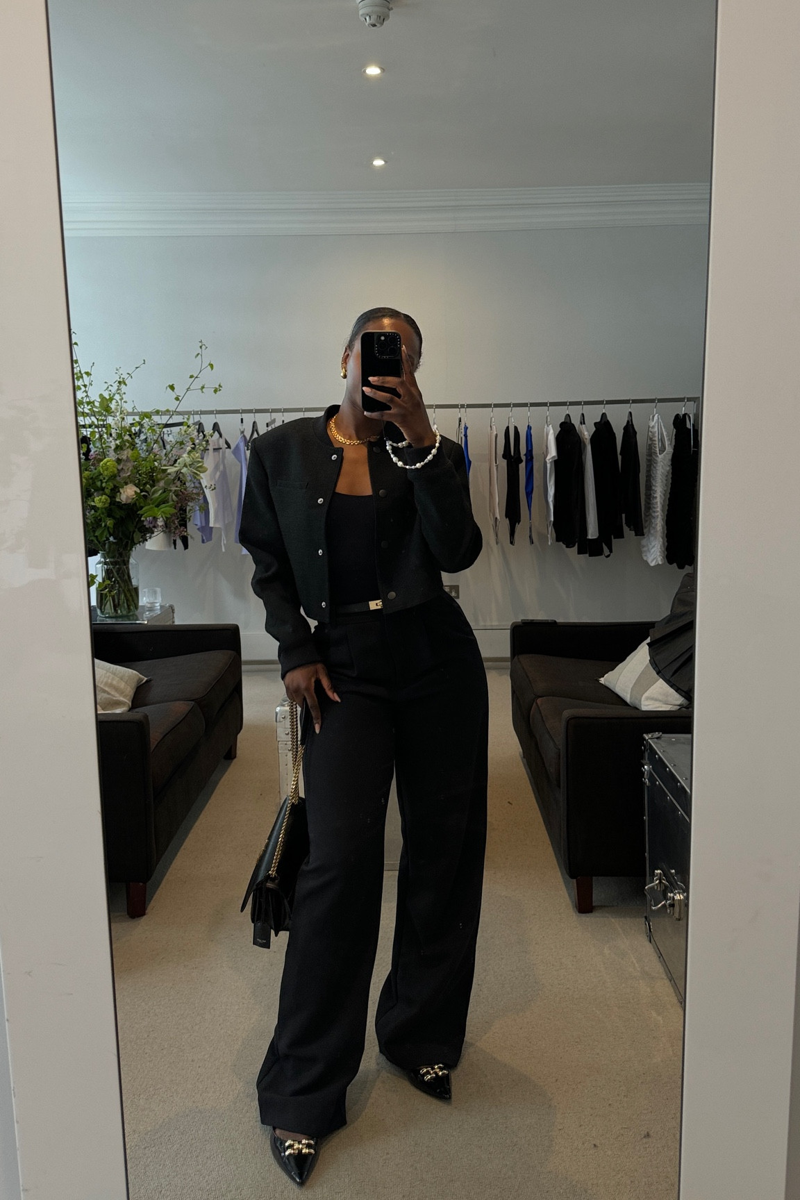 All black smart casual outfit of the day 

#LTKeurope #LTKworkwear #LTKstyletip