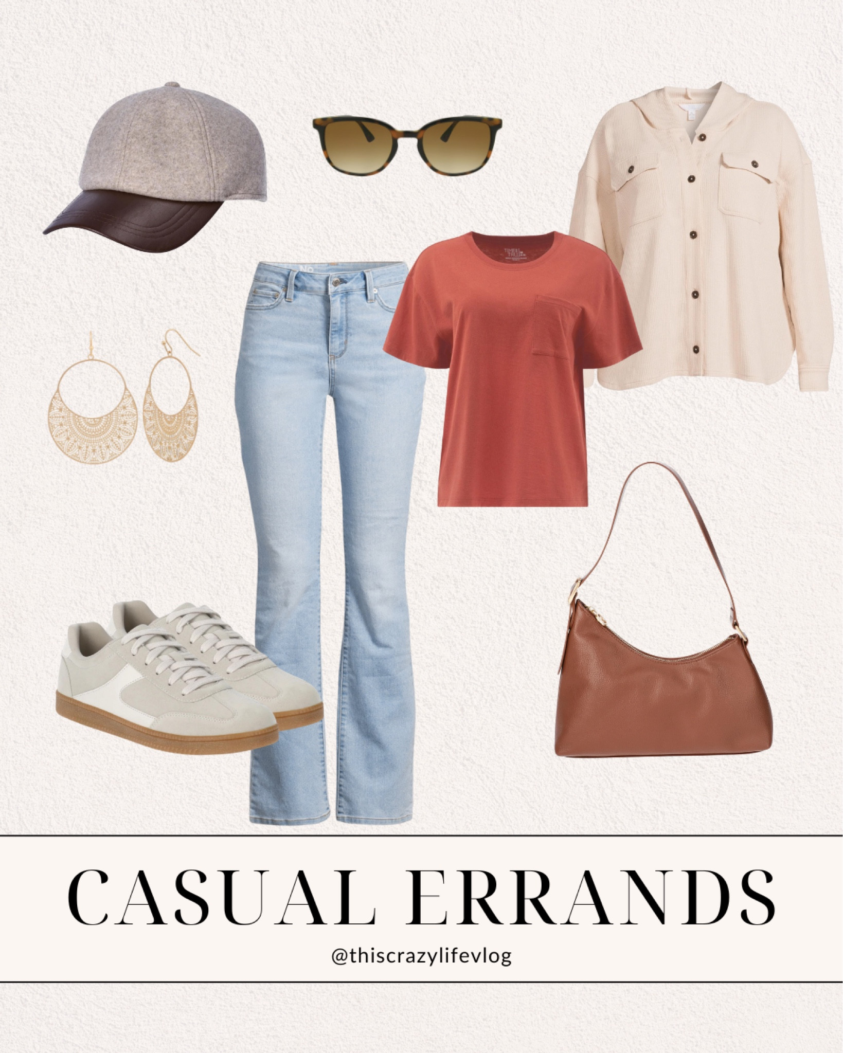 Who said you can’t look cute AND be comfy while you’re getting things done this fall?! #walmartpartner 🤍 this adorable & affordable fall outfit from @walmartfashion checks all the boxes! And I’m a sucker for outfits that are effortlessly put together, and since all of these pieces alone are simple basics, that’s exactly what this is! Happy errands! 

@walmart #walmart #walmartfashion

#LTKFindsUnder50 #LTKStyleTip #LTKSeasonal