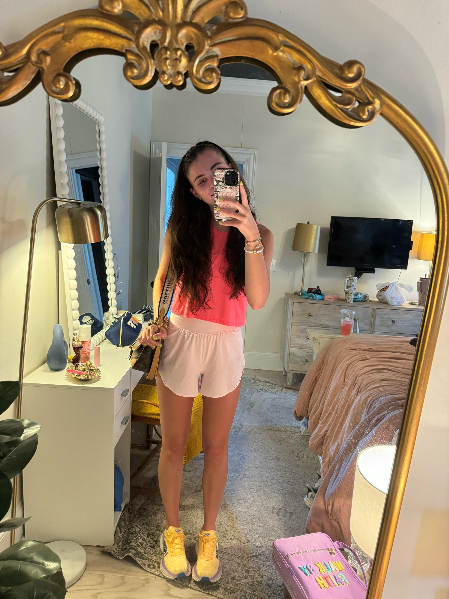 -Shorts are the strawberry milkshake color (linked an Amazon dupe)
-Small tank 
-Shoes TTS (colorway isn’t available anymore but so many other cute options! 
🩷🩷🩷🩷🩷🩷

#LTKActive #LTKU #LTKStyleTip