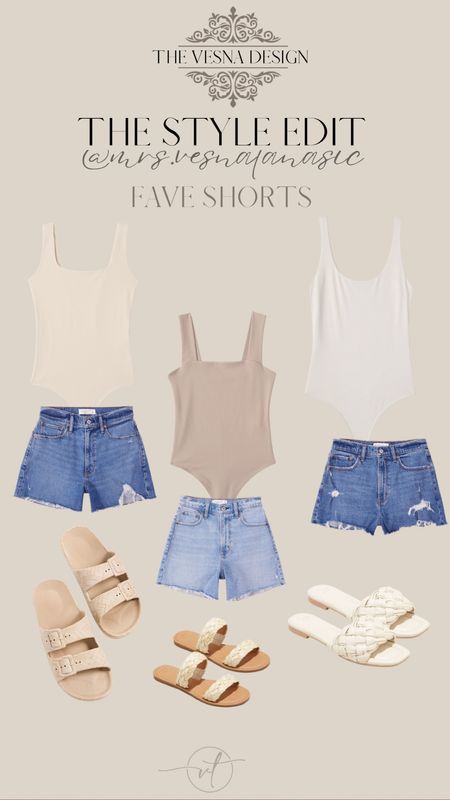 Rounding up my favorite shorts, bodysuits and sandals for summer! I wear size 6 usually (sometimes 8) and always get my shorts from these two brands! 

Shorts, denim, jeans, bodysuit, summer, pool side outfit, spring, vacation outfit, beach outfit, swim, Nashville outfits, country concert, festival, Abercrombie & Fitch, Old Navy, Old Navy shorts, Abercrombie shorts, bodysuits, outfit 

#LTKsalealert #LTKSeasonal #LTKFestival