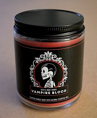 NEW Bath & Body Works Vampire Blood 7 oz Single Wick Candle | eBay US