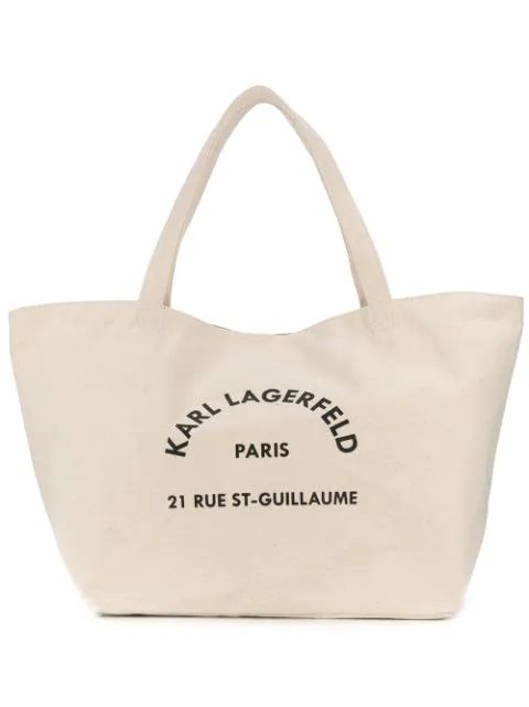 logo-print tote bag | Farfetch (UK)