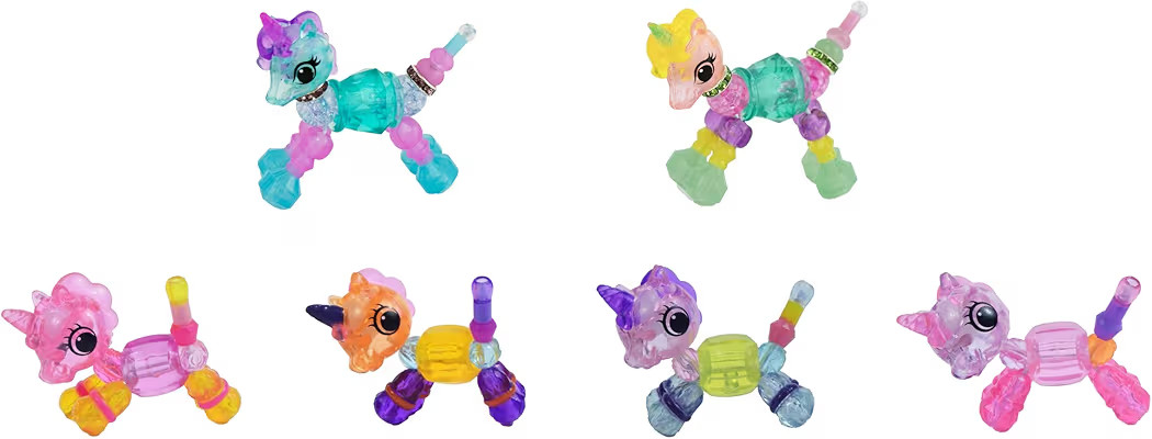 Twisty Petz Family Pack Unicorns, Includes Two Bracelets and Four Rings. For ages 6-12 | Amazon (US)