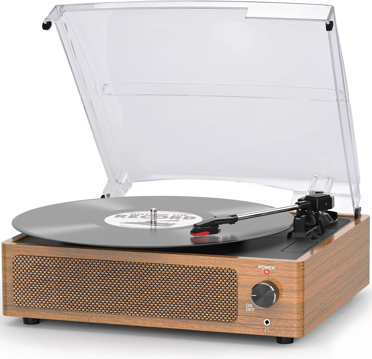 Retro Record Player for Vinyl with Speakers Vintage Turntable Vinyls Records Belt-Driven Turntabl... | Amazon (US)