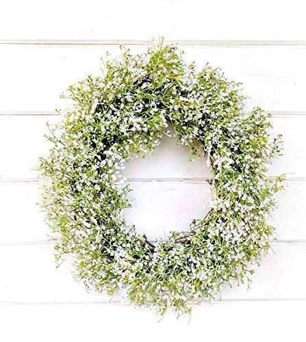 Amazon.com: Weddings, Wedding Decor, Bridal Wreath, Door Wreath, Spring Wreath, Summer Wreath, Gy... | Amazon (US)