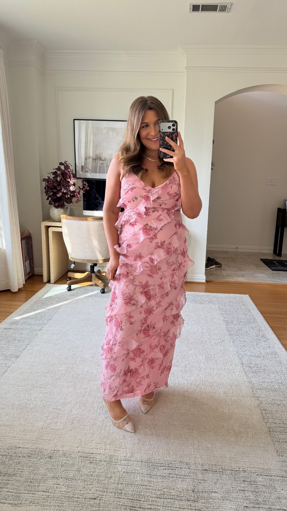 Pink dress for my sister’s baby shower! 

Love the ruffle and floral details — perfect for a girl baby shower and any upcoming weddings or events this spring! 

Pink formal dress, pink maxi dress, floral dress, pink floral dress, petal and pup dress, wedding guest dress

#LTKootd #LTKSeasonal