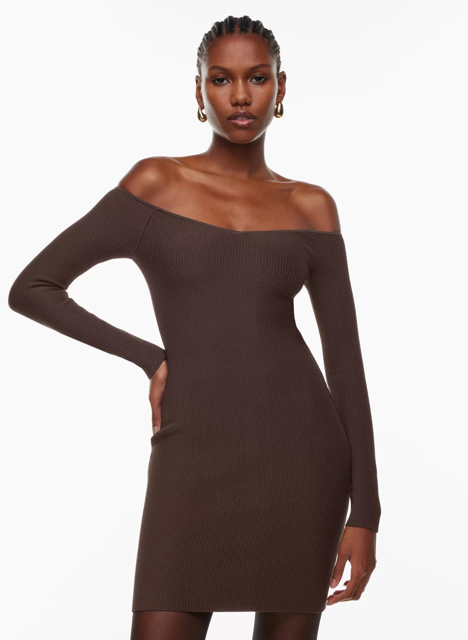 SCULPT KNIT ELOQUENCE DRESS | Aritzia