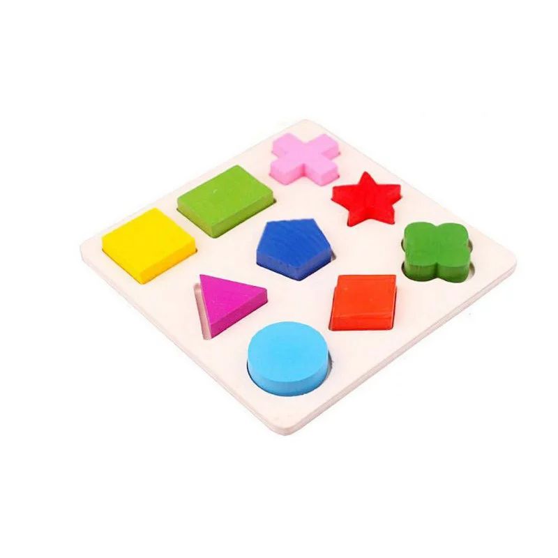 Wooden Shape Puzzles, Vibrant Color Puzzles for Toddlers Preschool Boys & Girls Educational Learn... | Walmart (US)