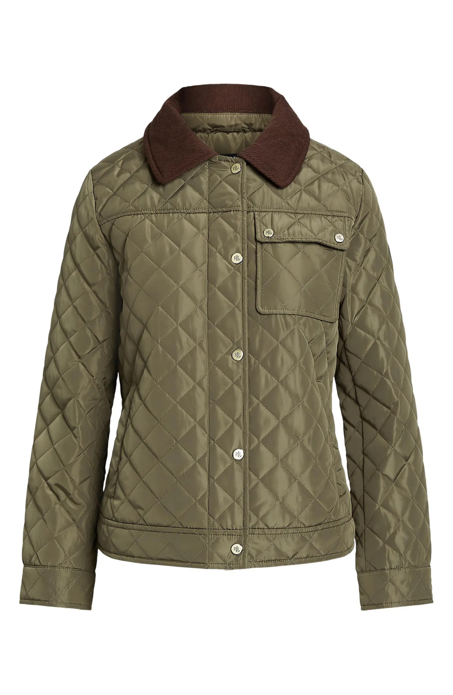 Lauren Ralph Lauren Diamond Quilted Jacket | Nordstrom | Nordstrom