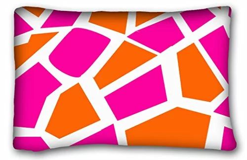 WinHome Funky Hot Pink Orange Giraffe Print Pattern Pillow Case Cases Cover Cushion Covers Sofa S... | Walmart (US)