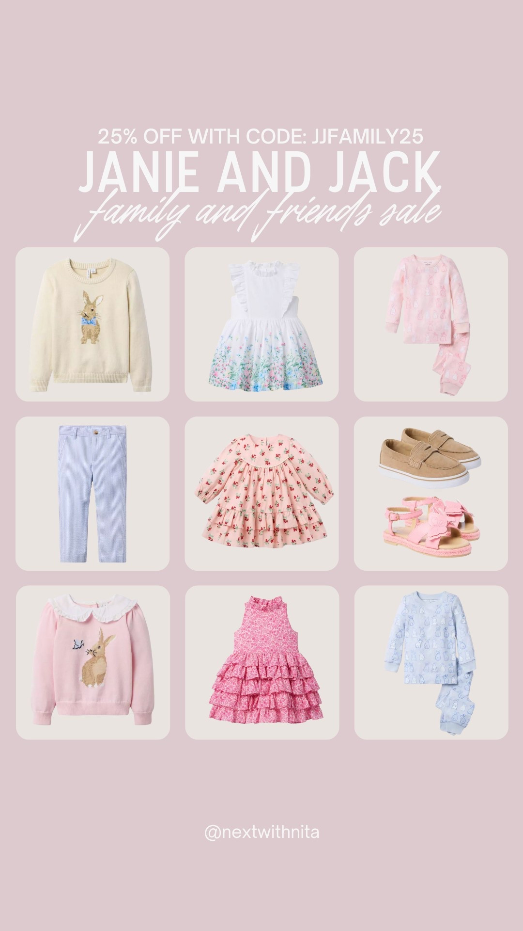 Janie & Jack has the cutest Spring pieces for the kids!! Use code JJFAMILY25 to get 25% off your purchase during their friends and family sale 🐰🌷

#LTKSpringSale #LTKSeasonal #LTKKids