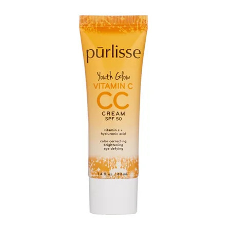 Purlisse Youth Glow Vitamin C CC Cream SPF 50 - Brown 1.4oz | Walmart (US)