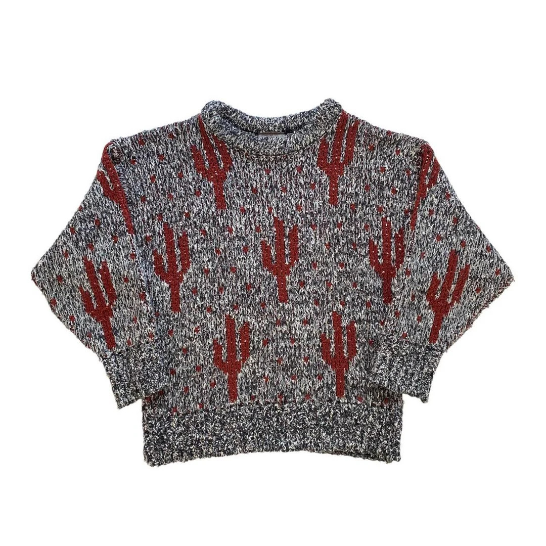 Choice 90s Vintage Cactus Pullover Sweater Jumper UK Size - Etsy | Etsy (US)
