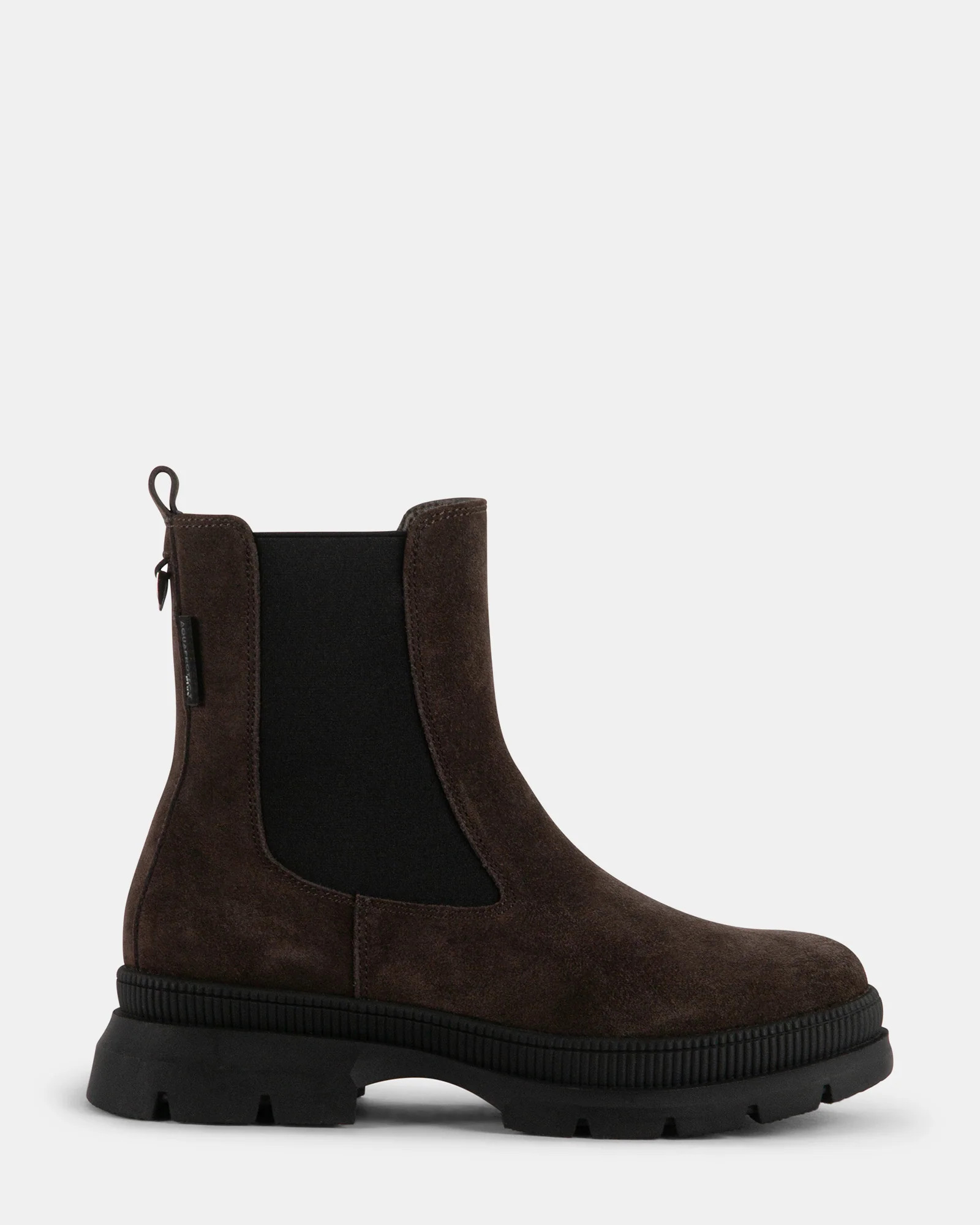 NOELENE Brown Suede Zip-Up Ankle Bootie | Women's Designer Booties | Steve Madden (Canada)