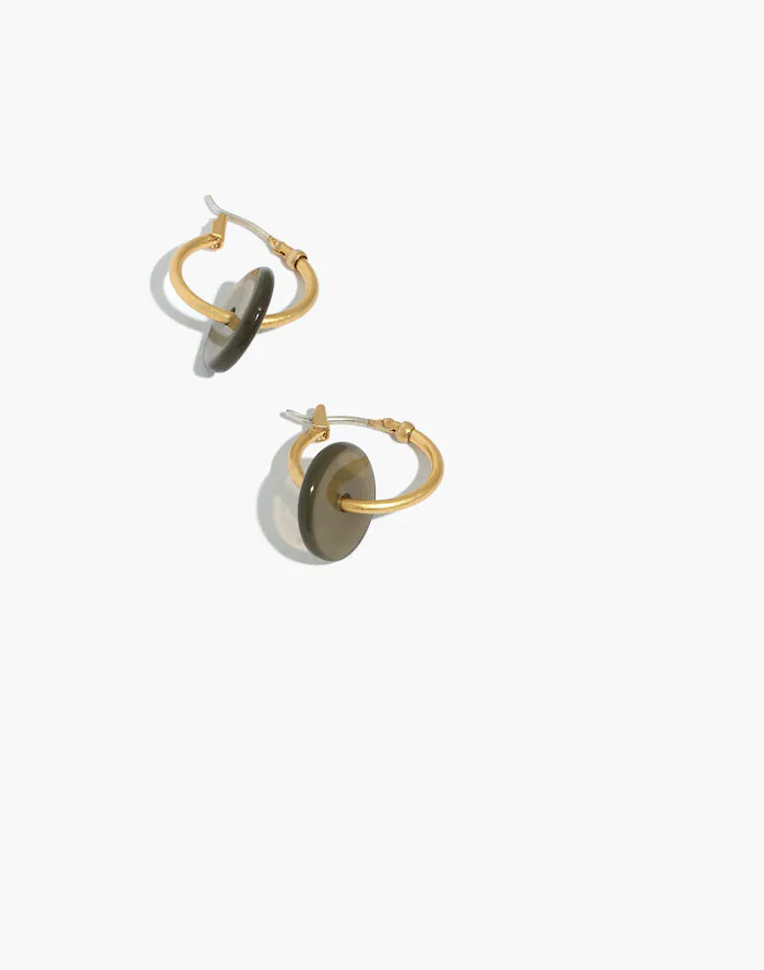 Acrylic Mini Hoop Earrings | Madewell