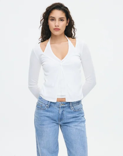 Longsleeve Layered Cardigan | Glassons (Australia)