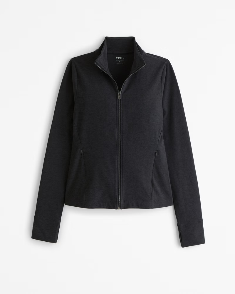 Abercrombie & Fitch Women's YPB everydaySOFT Full-Zip in Black - Size L | Abercrombie & Fitch (US)
