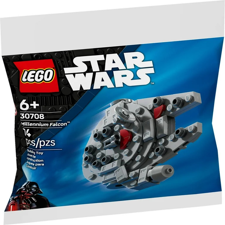 LEGO Star Wars Millennium Falcon Mini-Build - Space Ship Building Toy for Kids, Ages 6+ - 30708 | Walmart (US)