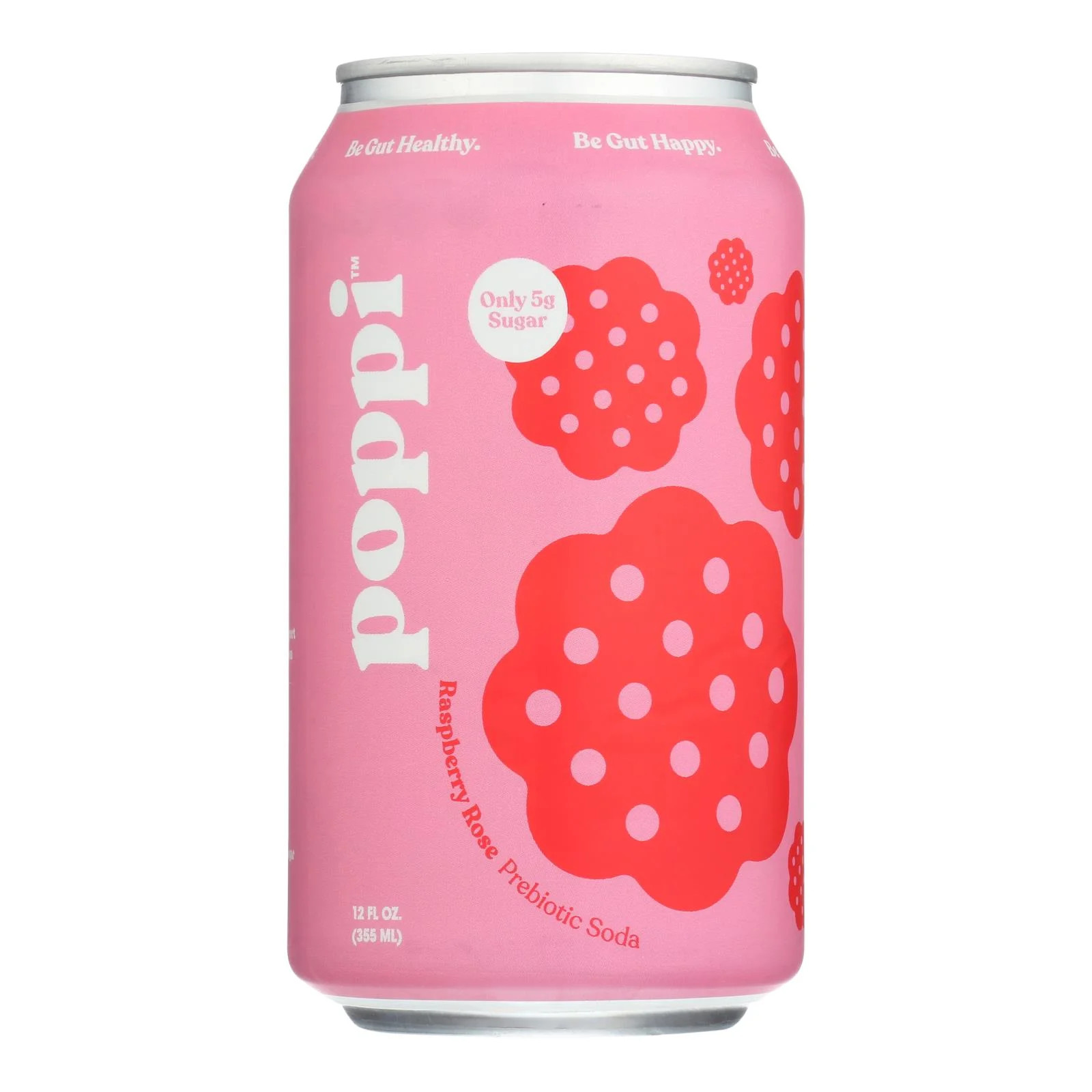 Poppi Raspberry Rose Prebiotic Soda, 12 oz, 1 Pack Can | Walmart (US)