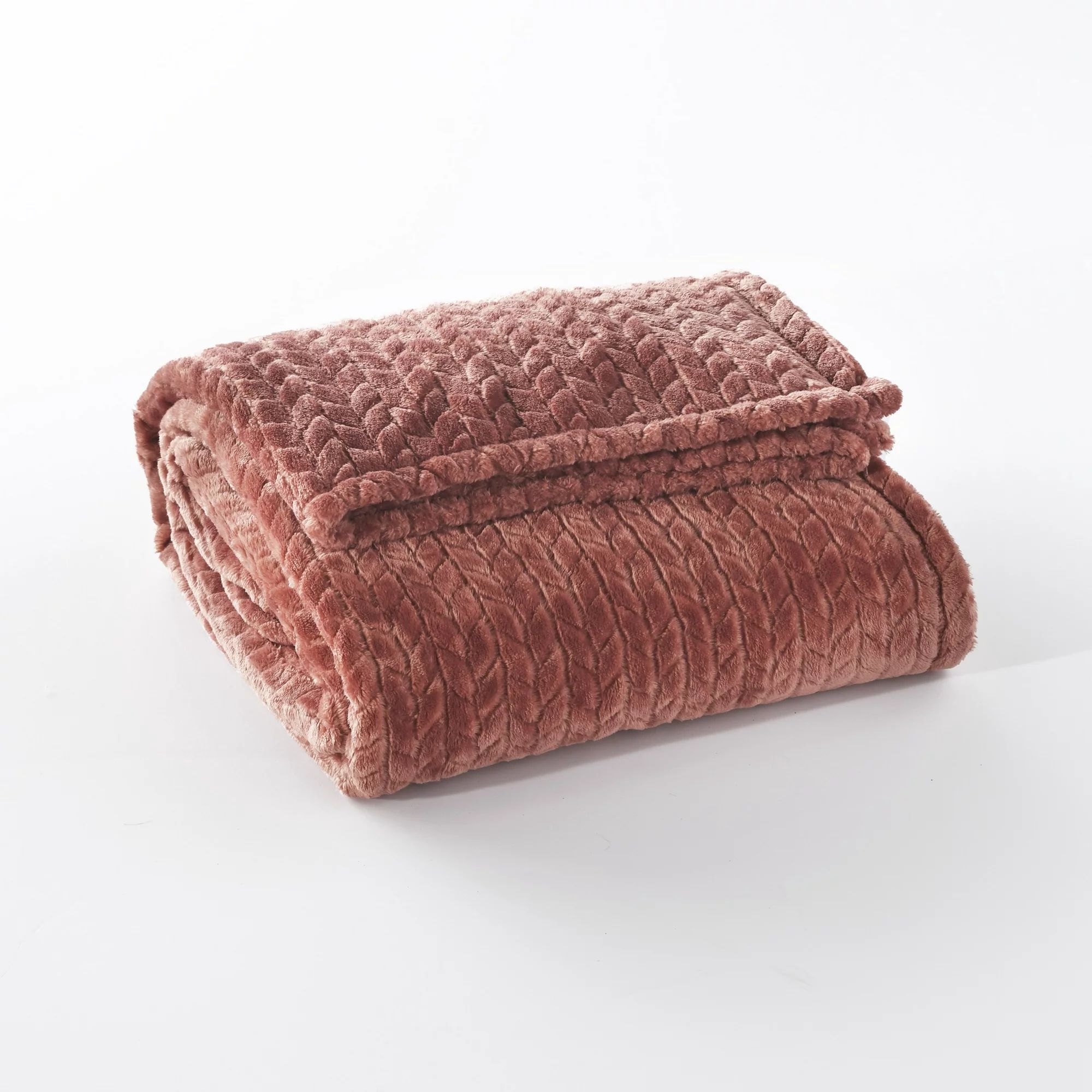 Woven Textured Plush Throw Blanket for the Couch or Bedroom | Walmart (US)