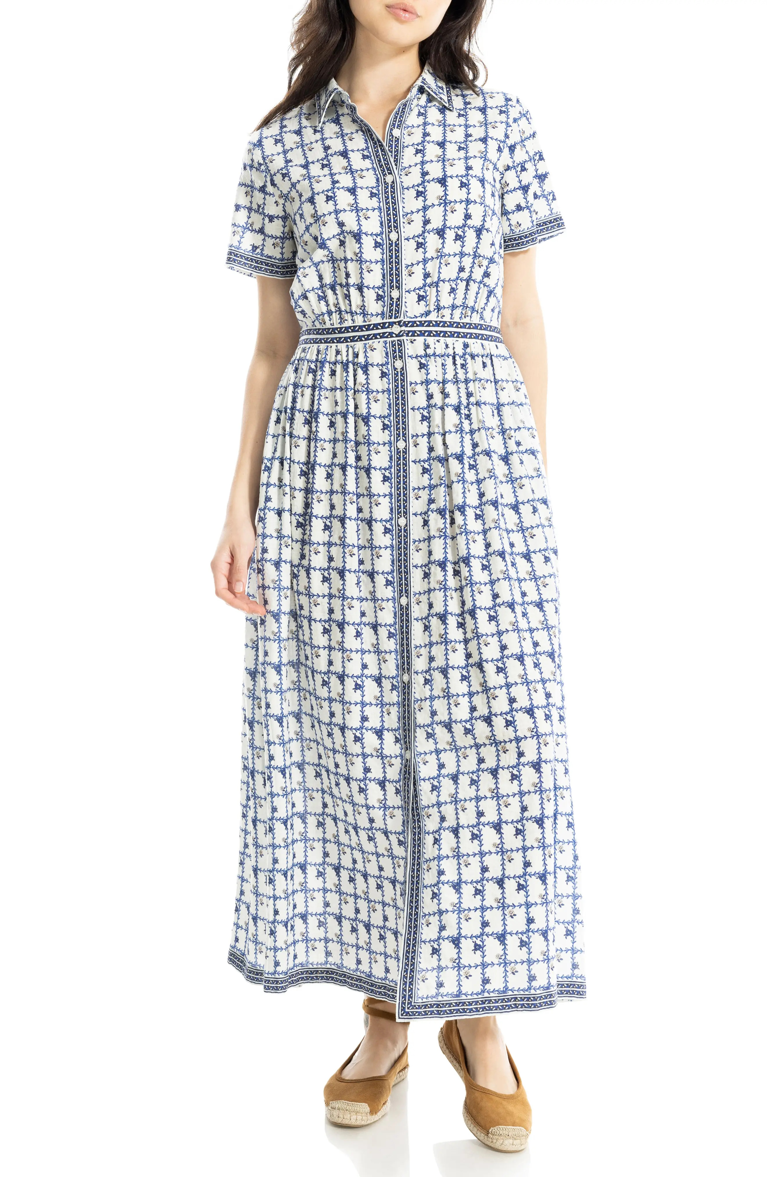 Printed Maxi Shirtdress (Women) | Nordstromrack | Nordstrom Rack