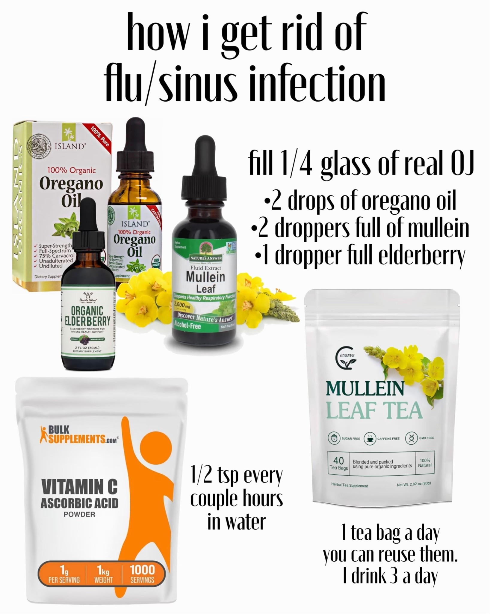 How I get rid of the flu or sinus infection infections